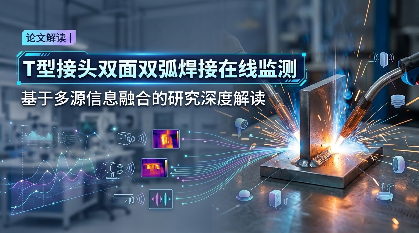 论文解读｜基于多源信息融合的T型接头双面双弧焊接在线监测研究深度解读 的封面