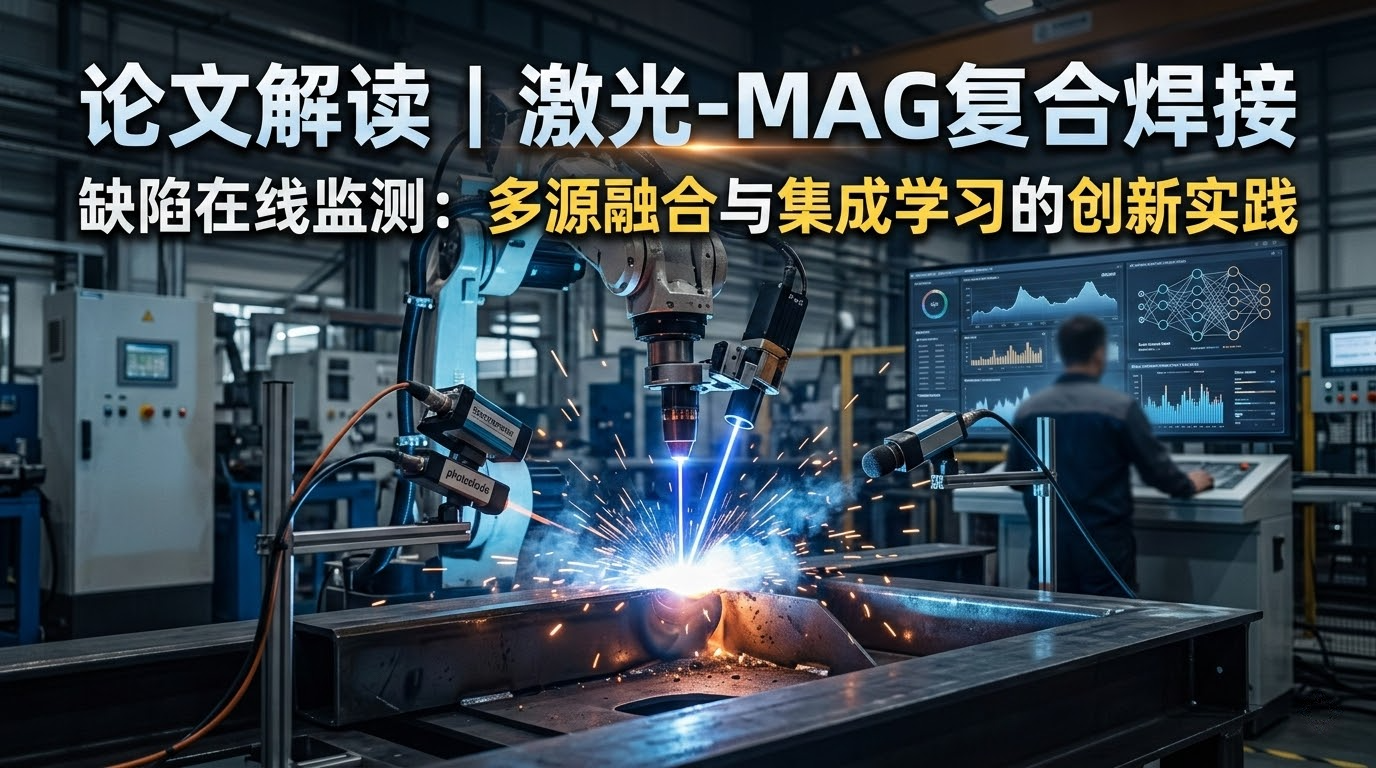 论文解读｜激光-MAG复合焊接缺陷在线监测：多源融合与集成学习的创新实践 的封面