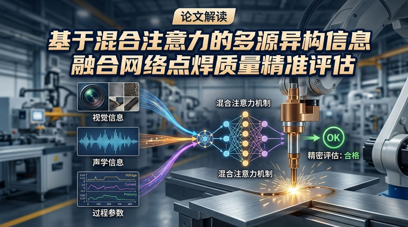 论文解读｜基于混合注意力的多源异构信息融合网络实现点焊质量精准评估 的封面