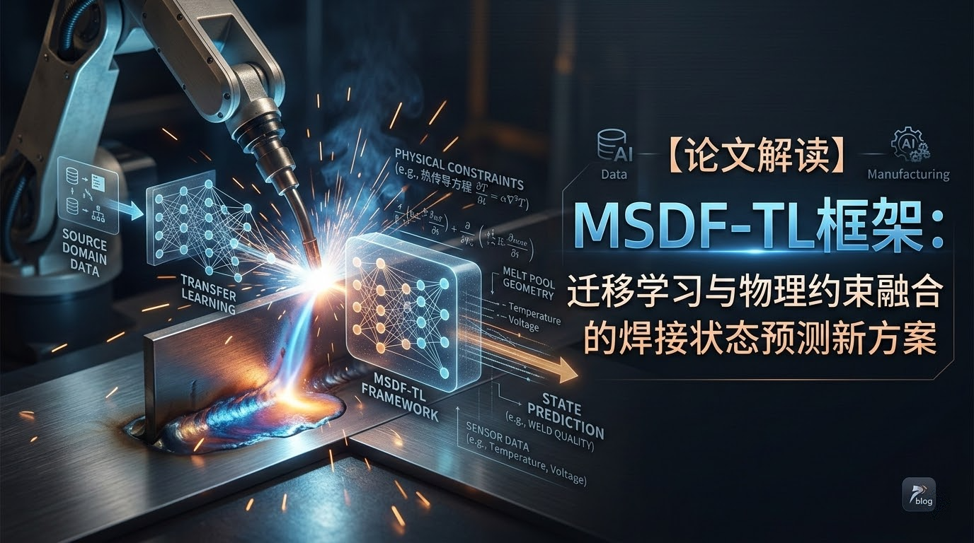 论文解读｜MSDF-TL框架：迁移学习与物理约束融合的焊接状态预测新方案 的封面